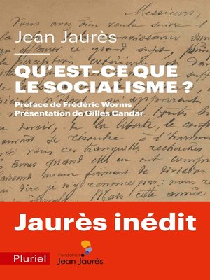 cover image of Qu'est-ce que le socialisme ?